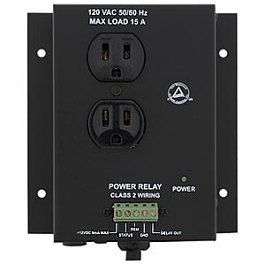 Remote controlled power relay, 120 VAC 20A