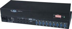 8-port VGA + audio switch, 8 PC's to 1 VGA monitor & speakers, RS232 control, rackmount kit