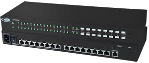 16-port console switch, RJ45 EIA-232 serial port connectors, rackmount kit