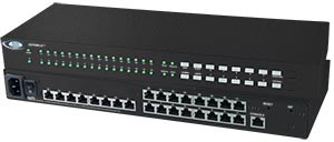 24-port console switch, RJ45 EIA-232 serial port connectors, rackmount kit