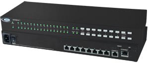 8-port Console Serial Port Switch with Ethernet Control