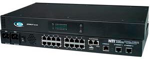 16-port SSH secure console switch, IPV6 compliant, 48VDC, rackmount kit
