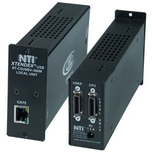VGA + audio extender module, local unit, rackmount using ST-C5RCK-12