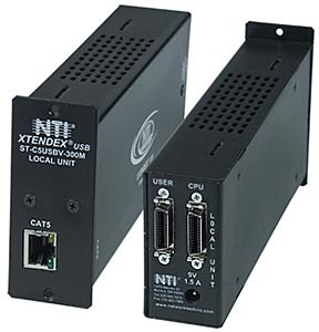 USB KVM + audio extender module, remote unit, rackmount using ST-C5RCK-12