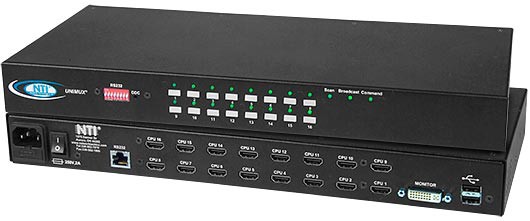 UNIMUX-DVI-16HD (Front & Back)