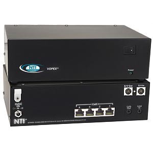 4-port S-Video + audio splitter/extender via CAT5