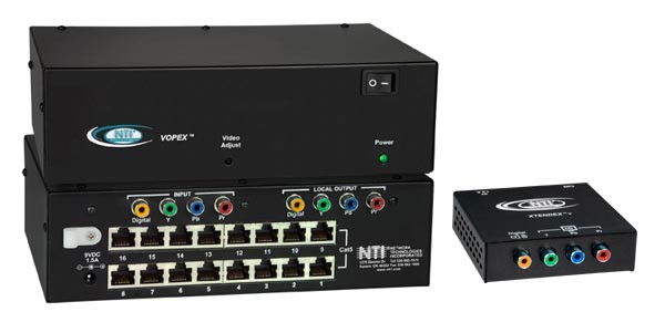 Component Video + Digital Audio Splitter/Extender via CAT5