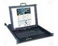 Rackmount SUN USB KVM Drawer with High Density USB DVI KVM Switch