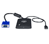 KVM Console to USB 2.0 Portable Laptop Crash Cart Adapter