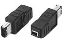 FireWire Adapter 4-pin Female to 6-pin Male