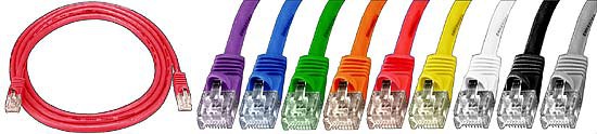 CAT5 Strandard Conductor Booted Patch Cables