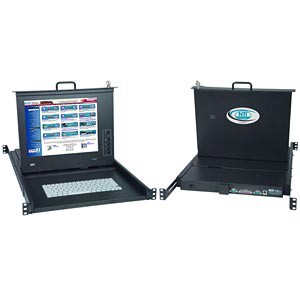 ANSI terminal drawer, RS232 and ethernet interface, 15" (381 mm) monitor, wrist-pad