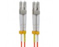 LC-LC Duplex Multimode Fiber Patch Cable, 62.5-Micron