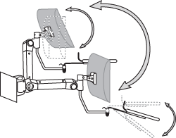 Wall Mount LCD Arm with Keyboard/Mouse Holder